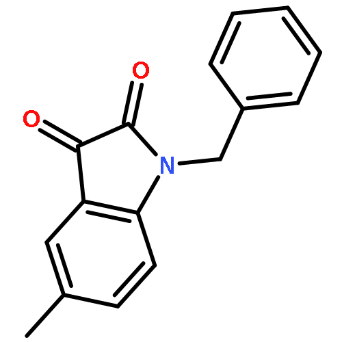 1H-Indole-2,3-dione, 5-methyl-1-(phenylmethyl)-