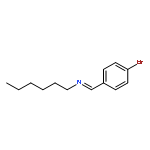 1-Hexanamine, N-[(4-bromophenyl)methylene]-