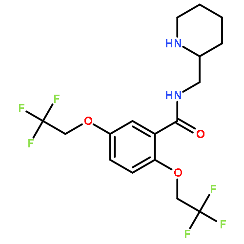 Benzamide,N-[(2R)-2-piperidinylmethyl]-2,5-bis(2,2,2-trifluoroethoxy)-