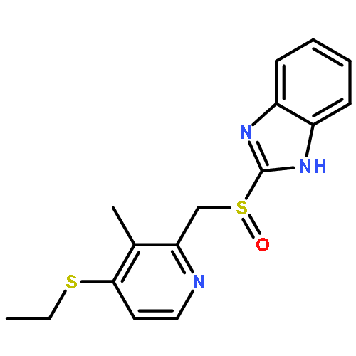 2-[(4-ethylsulfanyl-3-methylpyridin-2-yl)methylsulfinyl]-1h-benzimidazole