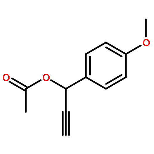 1-(4-methoxyphenyl)prop-2-yn-1-yl acetate