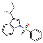 1H-Indole, 3-(1-oxopropyl)-1-(phenylsulfonyl)-