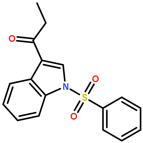 1H-Indole, 3-(1-oxopropyl)-1-(phenylsulfonyl)-