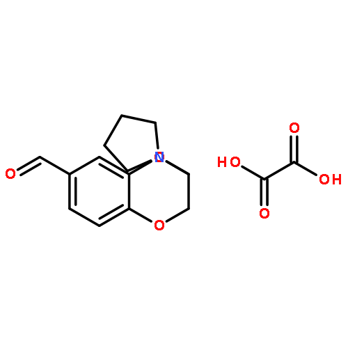 3-Methoxy-4-(2-(pyrrolidin-1-yl)ethoxy)benzaldehyde oxalate