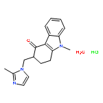 <br>9-METHYL-3-((2-METHYL-1H-IMIDAZOL-1-YL)METHYL)-2,3-DIHYDRO-1H-CARBAZOL-4(9H )-ONE