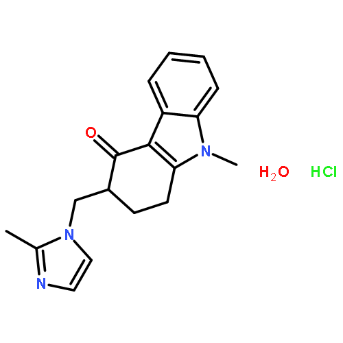 <br>9-METHYL-3-((2-METHYL-1H-IMIDAZOL-1-YL)METHYL)-2,3-DIHYDRO-1H-CARBAZOL-4(9H )-ONE