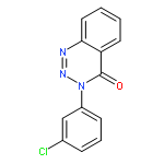 1,2,3-Benzotriazin-4(3H)-one, 3-(3-chlorophenyl)-