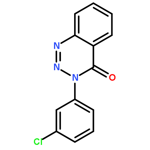 1,2,3-Benzotriazin-4(3H)-one, 3-(3-chlorophenyl)-