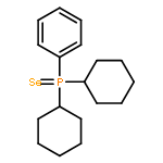 Phosphine selenide, dicyclohexylphenyl-