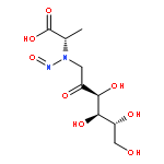 L-Alanine, N-(1-deoxy-D-fructos-1-yl)-N-nitroso-