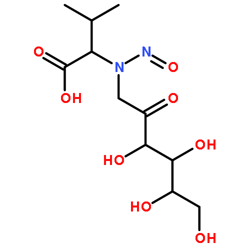 1-{[(1S)-1-carboxy-2-methylpropyl](nitroso)amino}-1-deoxy-D-fructose