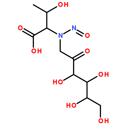 1-[(1-carboxy-2-hydroxypropyl)(nitroso)amino]-1-deoxyhex-2-ulose