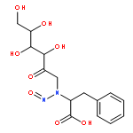 1-{[(1S)-1-carboxy-2-phenylethyl](nitroso)amino}-1-deoxy-D-fructose