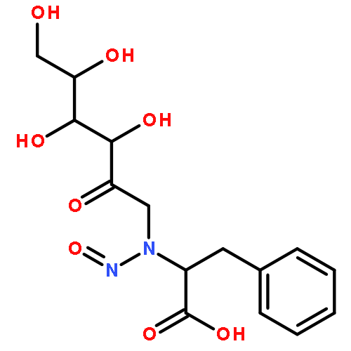 1-{[(1S)-1-carboxy-2-phenylethyl](nitroso)amino}-1-deoxy-D-fructose