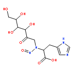 1-{[(1S)-1-carboxy-2-(1H-imidazol-5-yl)ethyl](nitroso)amino}-1-deoxy-D-fructose