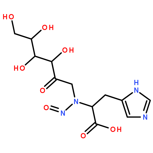 1-{[(1S)-1-carboxy-2-(1H-imidazol-5-yl)ethyl](nitroso)amino}-1-deoxy-D-fructose