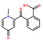 Benzoic acid, 2-[(1,4-dihydro-1-methyl-4-oxo-2-pyridinyl)carbonyl]-