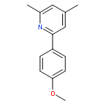 Pyridine, 2-(4-methoxyphenyl)-4,6-dimethyl-