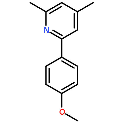 Pyridine, 2-(4-methoxyphenyl)-4,6-dimethyl-