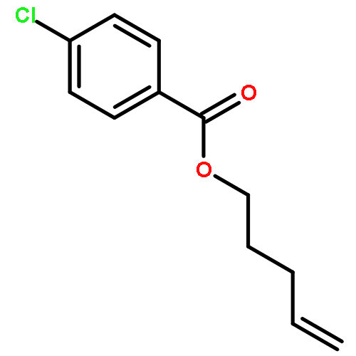 Benzoic acid, 4-chloro-, 4-pentenyl ester