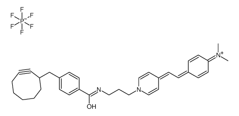 4-(CYCLOOCT-2-YN-1-YLMETHYL)-N-[3-[4-[(E)-2-[4-(DIMETHYLAMINO)PHENYL]ETHENYL]PYRIDIN-1-IUM-1-YL]PROPYL]BENZAMIDE;HEXAFLUOROPHOSPHATE