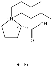 Pyrrolidinium, 1,1-dibutyl-2-carboxy-, bromide (1:1), (2S)- 