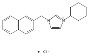 1H-Imidazolium, 3-cyclohexyl-1-(2-naphthalenylmethyl)-, chloride (1:1)