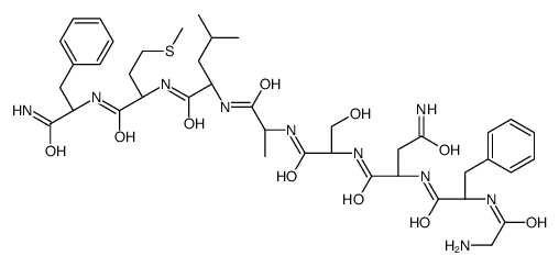 (2S)-2-[[(2S)-2-[(2-AMINOACETYL)AMINO]-3-PHENYLPROPANOYL]AMINO]-N-[(2S)-1-[[(2S)-1-[[(2S)-1-[[(2S)-1-[[(2S)-1-AMINO-1-OXO-3-PHENYLPROPAN-2-YL]AMINO]-4-METHYLSULFANYL-1-OXOBUTAN-2-YL]AMINO]-4-METHYL-1-OXOPENTAN-2-YL]AMINO]-1-OXOPROPAN-2-YL]AMINO]-3-HYDROXY