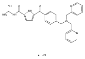 1H-Pyrrole-2-carboxamide, N-(aminoiminomethyl)-5-[4-[[bis(2-pyridinylmethyl)amino]methyl]benzoyl]-, hydrochloride (1:1)