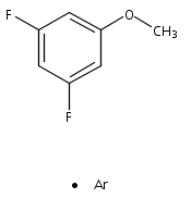 Benzene, 1,3-difluoro-5-methoxy-, compd. with argon (1:1)