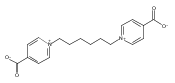 Pyridinium, 1,1'-(1,6-hexanediyl)bis[4-carboxy-, bis(inner salt) 