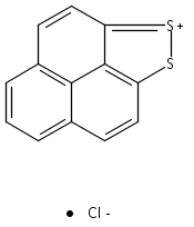 Phenaleno[1,9-cd]-1,2-dithiol-1-ium, chloride (1:1)