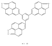 Phenaleno[1,9-cd]-1,2-dithiol-1-ium, 6,6',6''-(1,3,5-benzenetriyl)tris-, chloride (1:3)