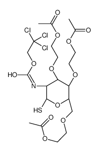 3,4,6-TRIS-O-(2-ACETOXYETHYL)-2-DEOXY-1-THIO-2-{[(2,2,2-TRICHLOROETHOXY)CARBONYL]AMINO}-WEI -D-MANNOPYRANOSE