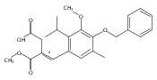 Butanedioic acid, 2-[[3-methoxy-5-methyl-2-(1-methylethyl)-4-(phenylmethoxy)phenyl]methylene]-, 1-methyl ester, (2E)-