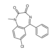 7-CHLORO-1-METHYL-5-PHENYL-1,4-BENZODIAZEPINE-2,3-DIONE 