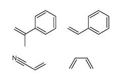 BUTA-1,3-DIENE;PROP-2-ENENITRILE;PROP-1-EN-2-YLBENZENE;STYRENE 