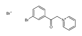 1-(3-BROMOPHENYL)-2-PYRIDIN-1-IUM-1-YLETHANONE;BROMIDE 