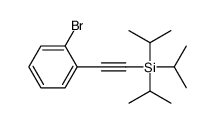 2-(2-BROMOPHENYL)ETHYNYL-TRI(PROPAN-2-YL)SILANE 