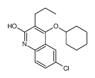 6-CHLORO-4-CYCLOHEXYLOXY-3-PROPYL-1H-QUINOLIN-2-ONE 