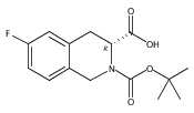 2,3(1H)-Isoquinolinedicarboxylic acid, 6-fluoro-3,4-dihydro-, 2-(1,1-dimethylethyl) ester, (3R)-