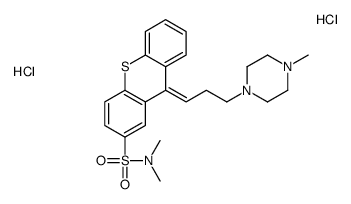 (9Z)-N,N-DIMETHYL-9-[3-(4-METHYLPIPERAZIN-1-YL)PROPYLIDENE]THIOXANTHENE-2-SULFONAMIDE;DIHYDROCHLORIDE